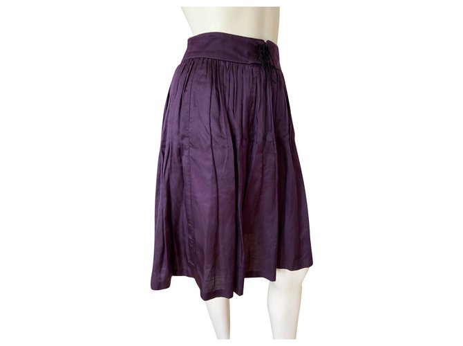 3.1 Phillip Lim Skirts Purple Silk Cotton  ref.299583