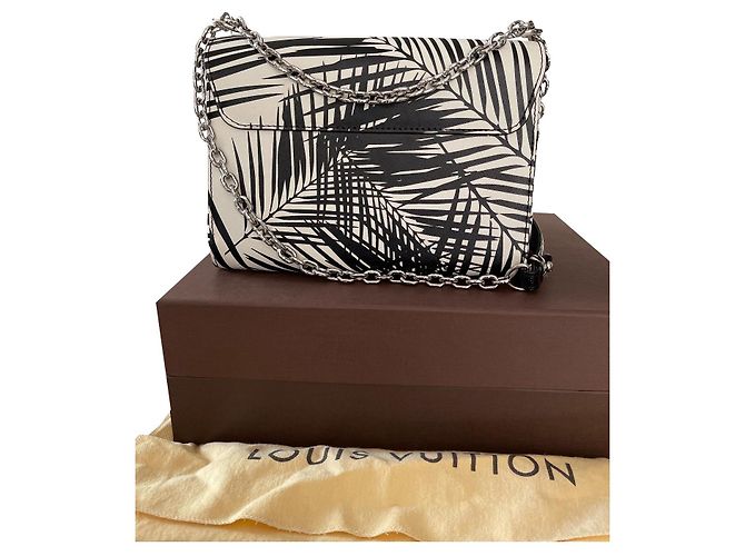 Louis Vuitton Twist MM Handtasche Palm Leaves Leder