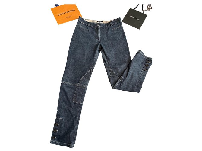 Burberry Jeans Blue Cotton  ref.299610