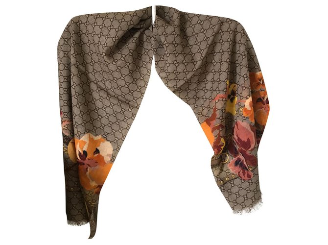 gucci orange scarf