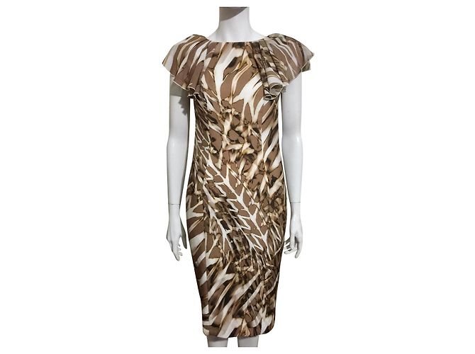 Basler, atemberaubend elegantes Kleid Braun Roh