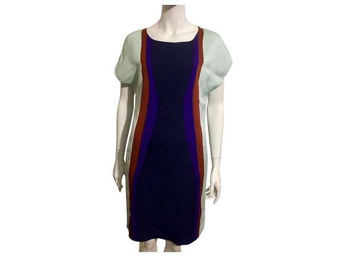 Diane Von Furstenberg Vestido caftán arcoíris Harriet de DvF Multicolor