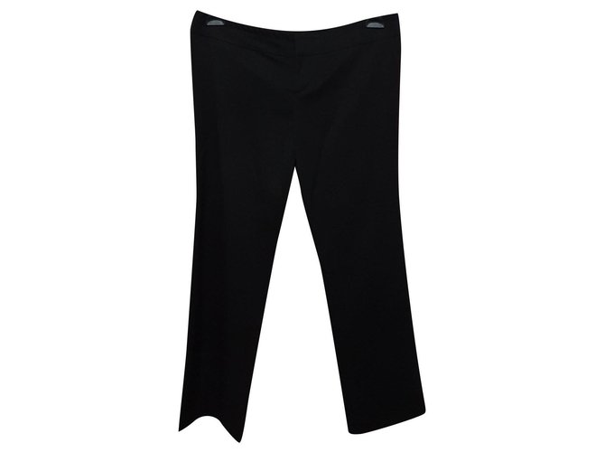 Gucci Un pantalon, leggings Laine Noir  ref.299768