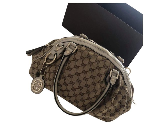 Gucci I don't know the model anymore Beige Cloth  ref.299770