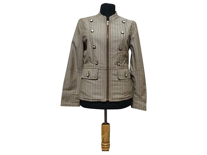 Giacca Marc by Marc Jacobs Beige Marrone Cotone