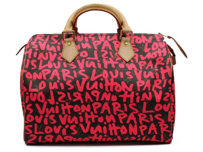Louis Vuitton Handbags Pink Cloth  ref.300208