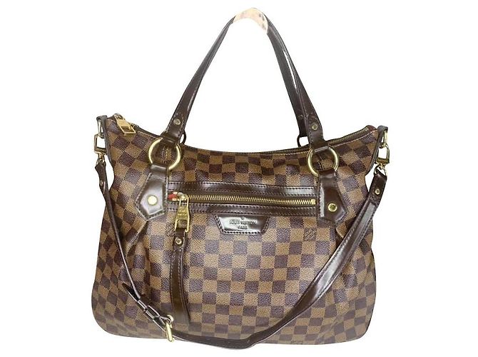 Rivoli Louis Vuitton Evora MM Damier Ebene Leder Handtasche