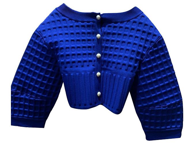 Top Chanel Blu in Viscosa