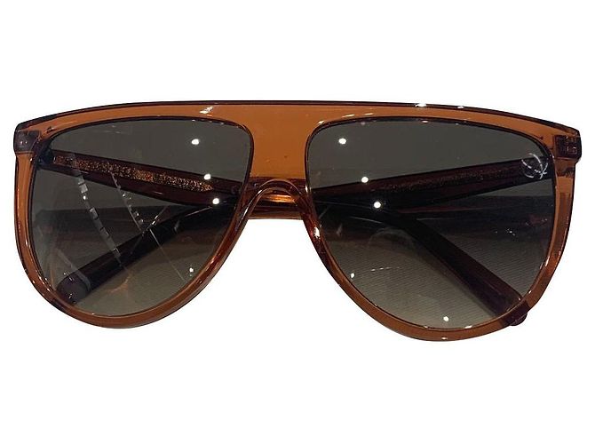 Gafas de sol Céline Big Marrones de Plástico Castaño