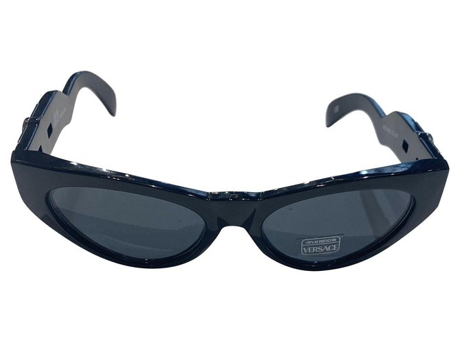 Versace Gafas de sol Negro Plástico  ref.300396
