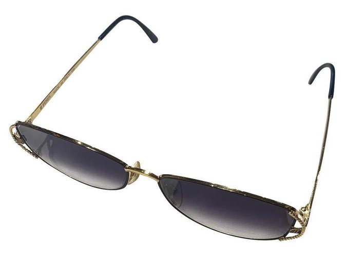 Fendi Sonnenbrille Lila Metall  ref.300400
