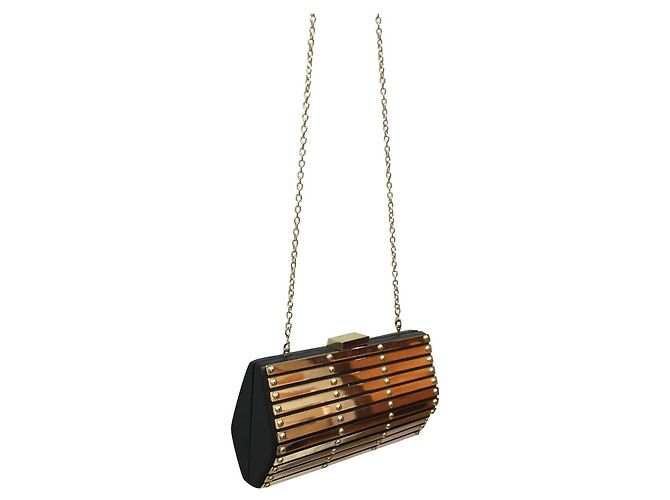 Love Moschino Moschino love borsa tracolla metallo Nero Argento