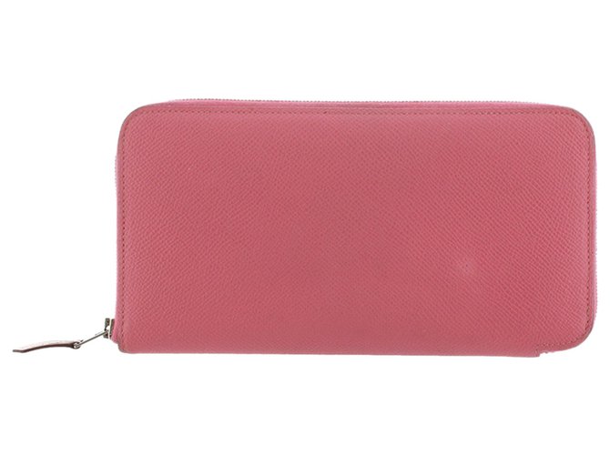 Hermès Hermes Pink Epsom Azap Brieftasche Leder Kalbähnliches Kalb  ref.300624