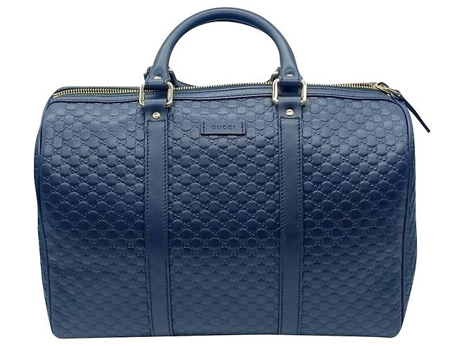 Borsa Bauletto Gucci Blu in Pelle