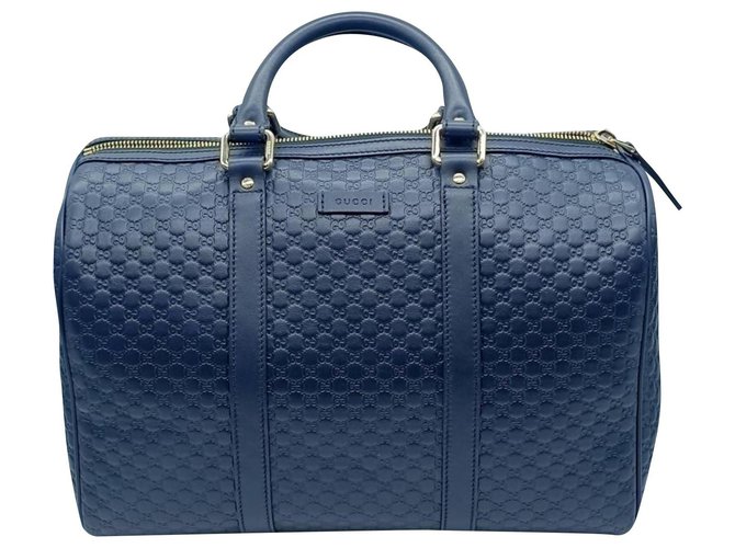 Gucci Handbags Blue Leather  ref.300780