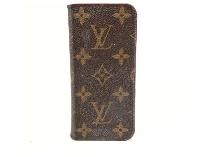 Louis Vuitton Iphone Case Brown Cloth ref.300889 - Joli Closet