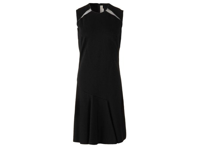 Stella Mc Cartney Black A-Line Dress Rayon Cellulose fibre  ref.301050