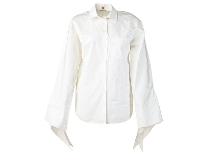 hermes white shirt