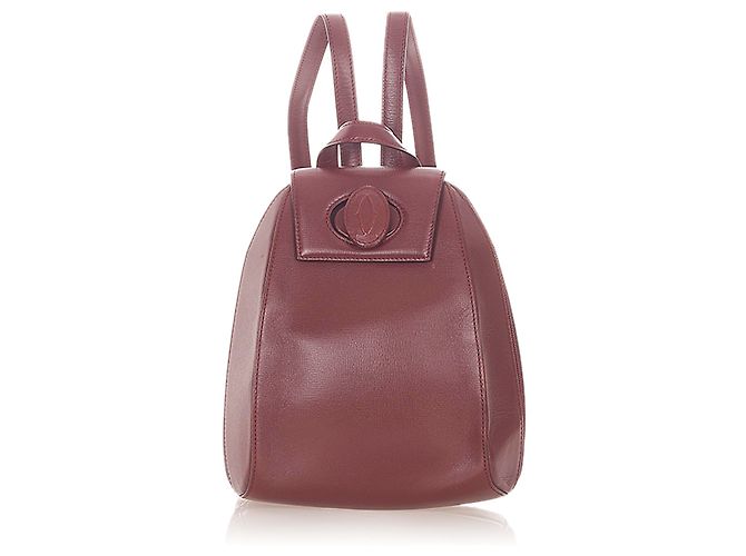 Cartier Red Must de Cartier Lederrucksack
