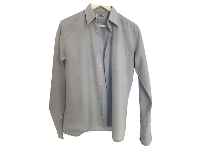 Hermès Camicie Blu chiaro Cotone
