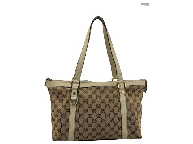 Ophidia Gucci handbag Black Beige Leather  ref.301960