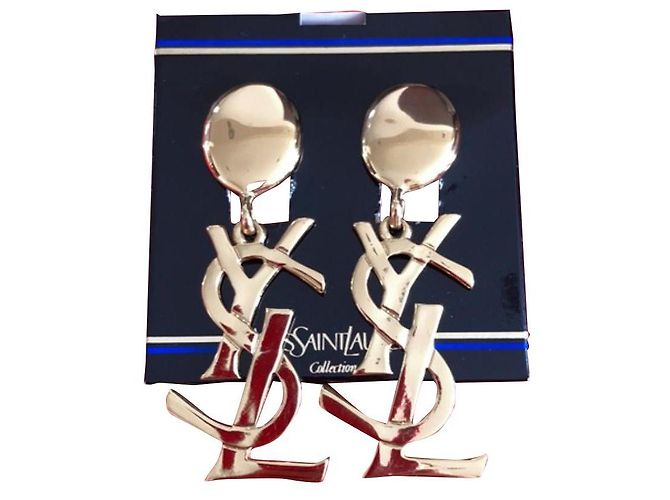 Orecchini Yves Saint Laurent Gold hardware
