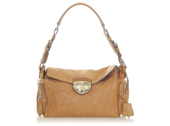 Prada Push Lock Shoulder Bag