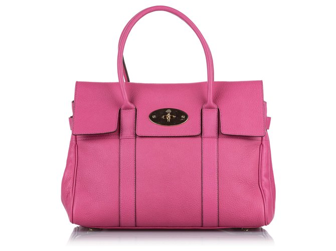 Mulberry Pink Bayswater Leather Handbag Pony-style calfskin  ref.302752