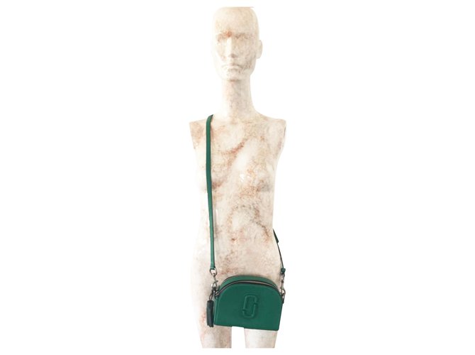 Marc Jacobs Shutter Leather Crossbody Bag Green ref.302866 - Joli Closet