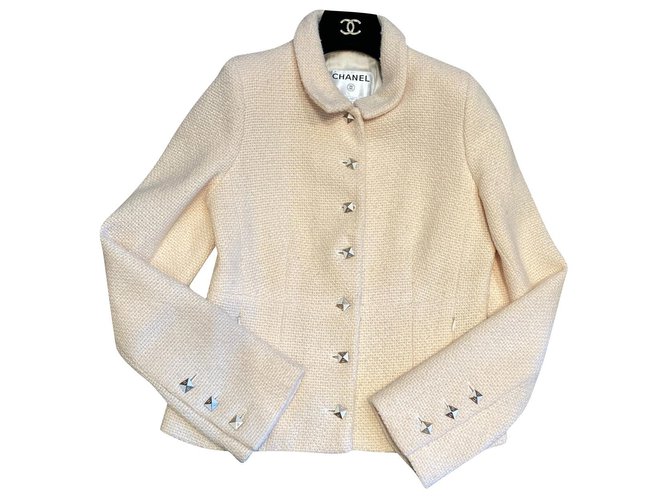 Chanel Jackets Beige Wool  ref.302918