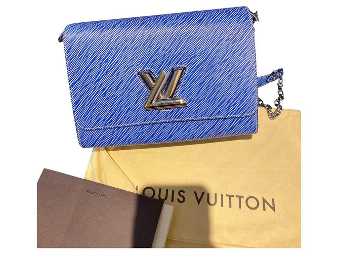 Louis Vuitton Twist Blue Leather  ref.302936
