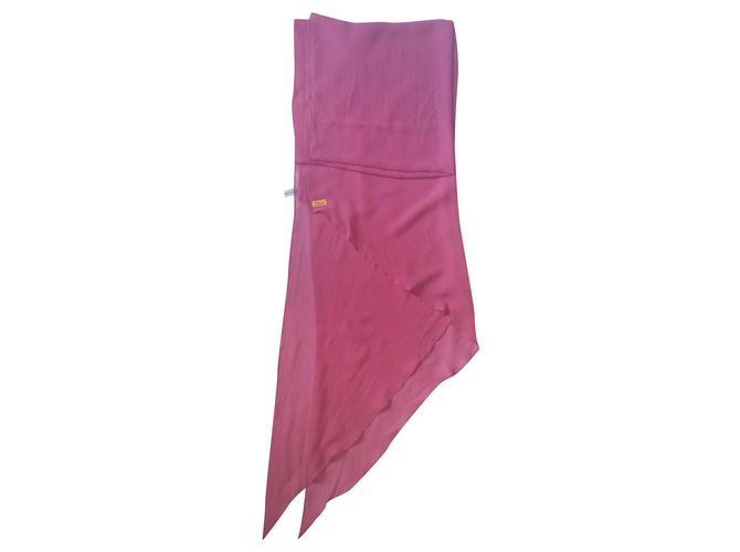 Christian Dior Scarves Pink Silk  ref.302991