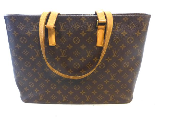 Louis Vuitton LUCO GM MONOGRAM Brown Leather  ref.303005