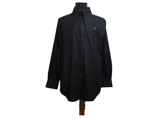 Vivienne Westwood Shirts Black Cotton  ref.303064