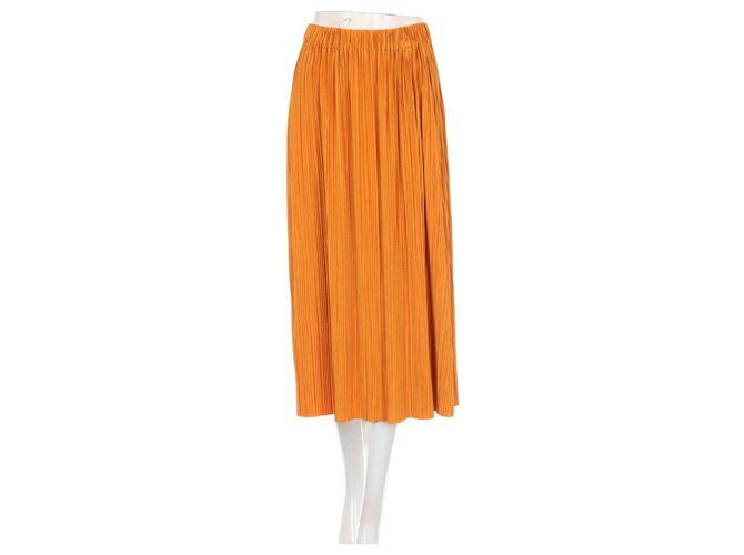 Samsoe & Samsoe Skirts Yellow Cotton  ref.303076