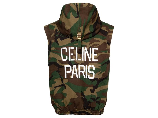 Céline COMPLET Collection actuelle Coton Vert  ref.303086