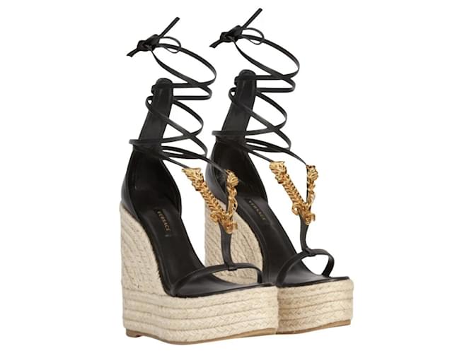 versace wedges