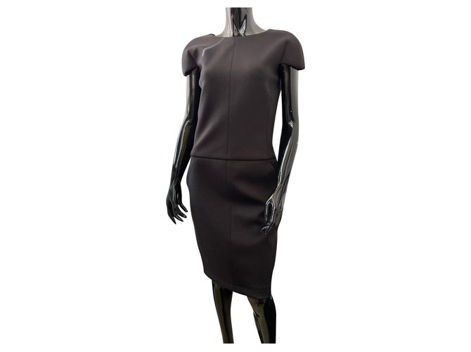 Chanel Dresses Black Polyester Elastane Nylon  ref.303103