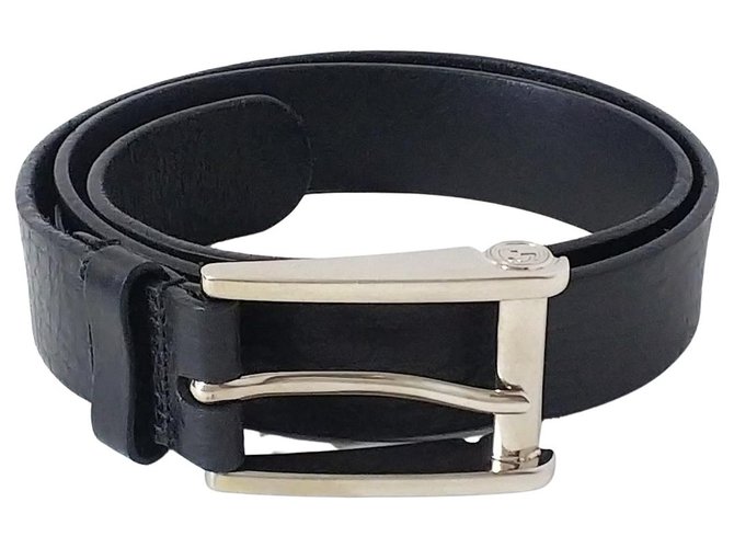 GUCCI Belt Black Leather  ref.303121