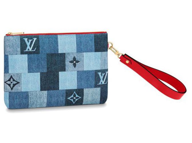 Louis Vuitton LV City pouch new Blue  ref.303232