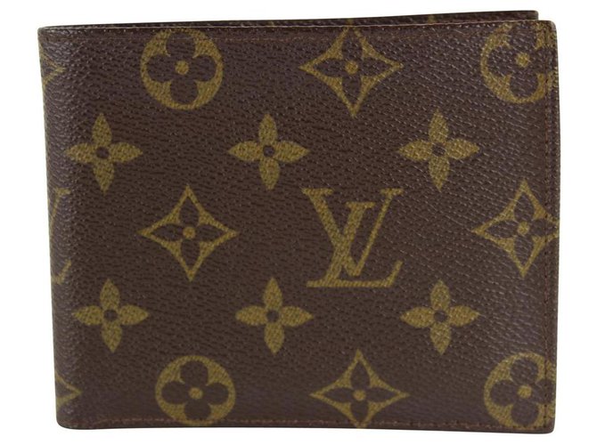 Louis Vuitton Portefeuille à deux volets Monogram Multiple Slender Marco Florin pour homme 17lvs1211  ref.303331