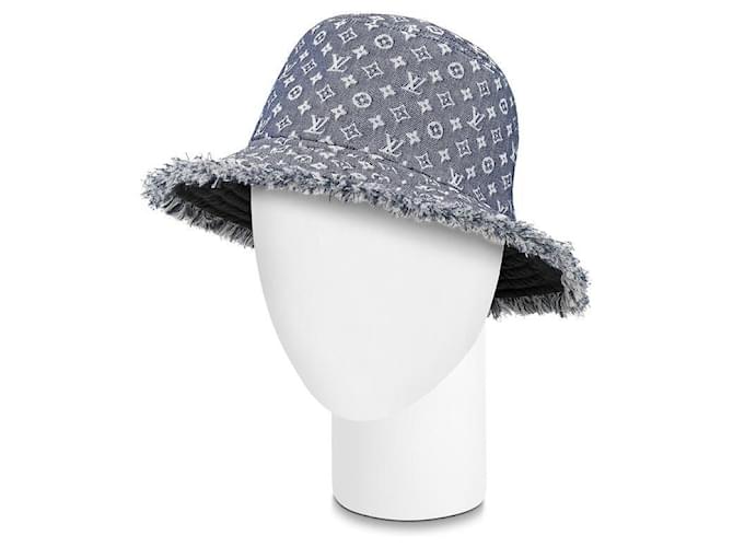 Louis Vuitton Sombrero de pescador de mezclilla con monograma