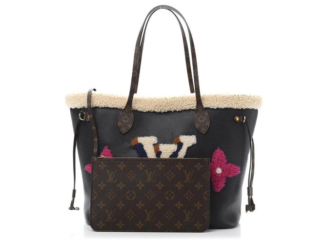 Louis Vuitton Monogram Teddy Neverfull MM Tote bag with Pouch