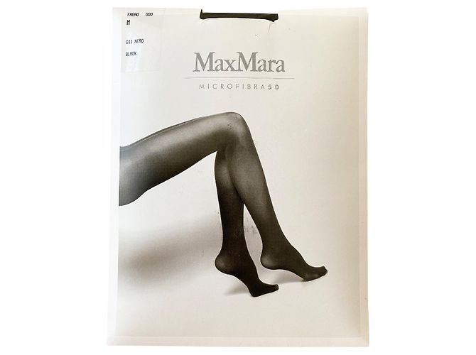 Medias Max Mara Microfibra 50 Negras Negro