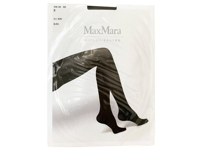 Collant Max Mara Microfibra 100 Nero 