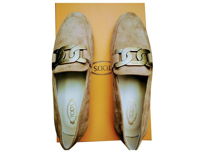 Tod's Kate Beige Scamosciato  ref.303290
