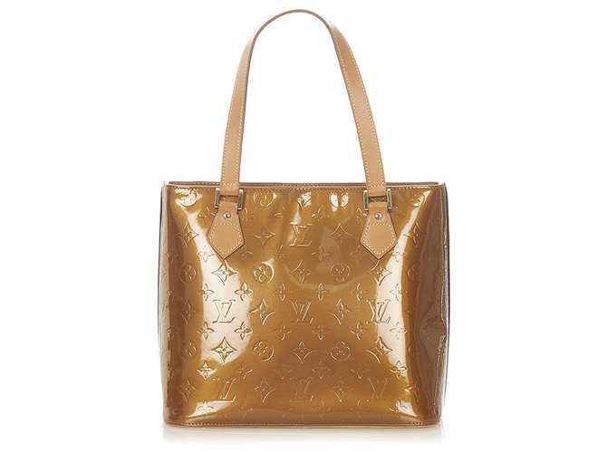 Louis Vuitton Louis Vuitton Houston Bronze Vernis Leather Shoulder