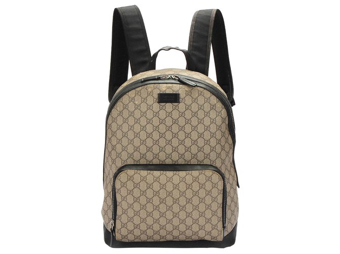 Gucci GG Supreme Backpack In Fabric in Brown