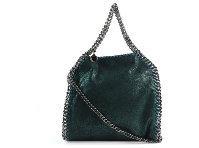 Stella Mc Cartney Stella McCartney Falabella Green Polyester  ref.303926