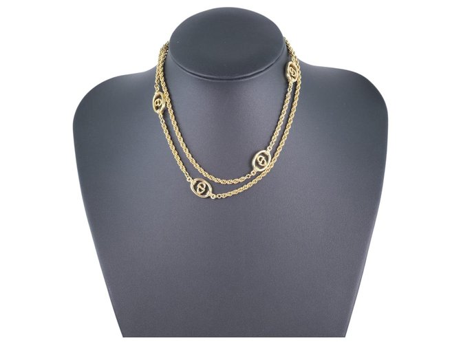 Dior necklace Golden Gold-plated  ref.303971